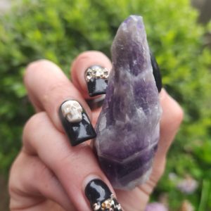 Amethyst Chevron Rough Chunk