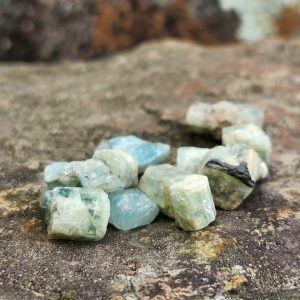 Aquamarine Rough Pieces Extra Small