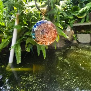 6 Natural Stone Orgonite Chakra Healing Energy Pendant