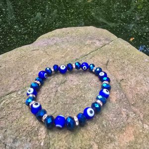Evil Eye Bracelet with Multiple eyes (Blue)