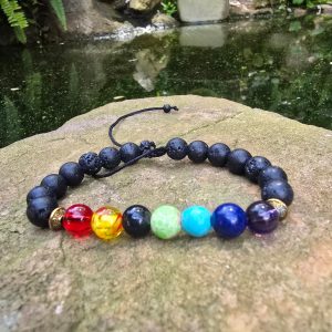 Chakra Bracelet Pull String