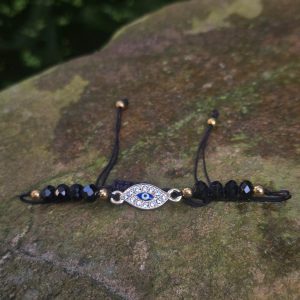 Evil Eye Pull String Bracelet