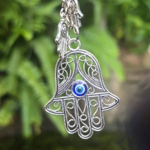 Hamsa Hand Key Chain