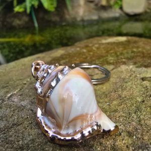 Shell Keychain Charm