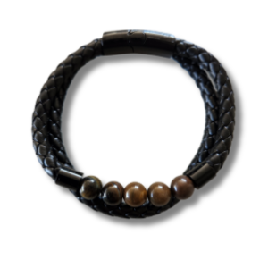 Tigers Eye Clip Bracelet