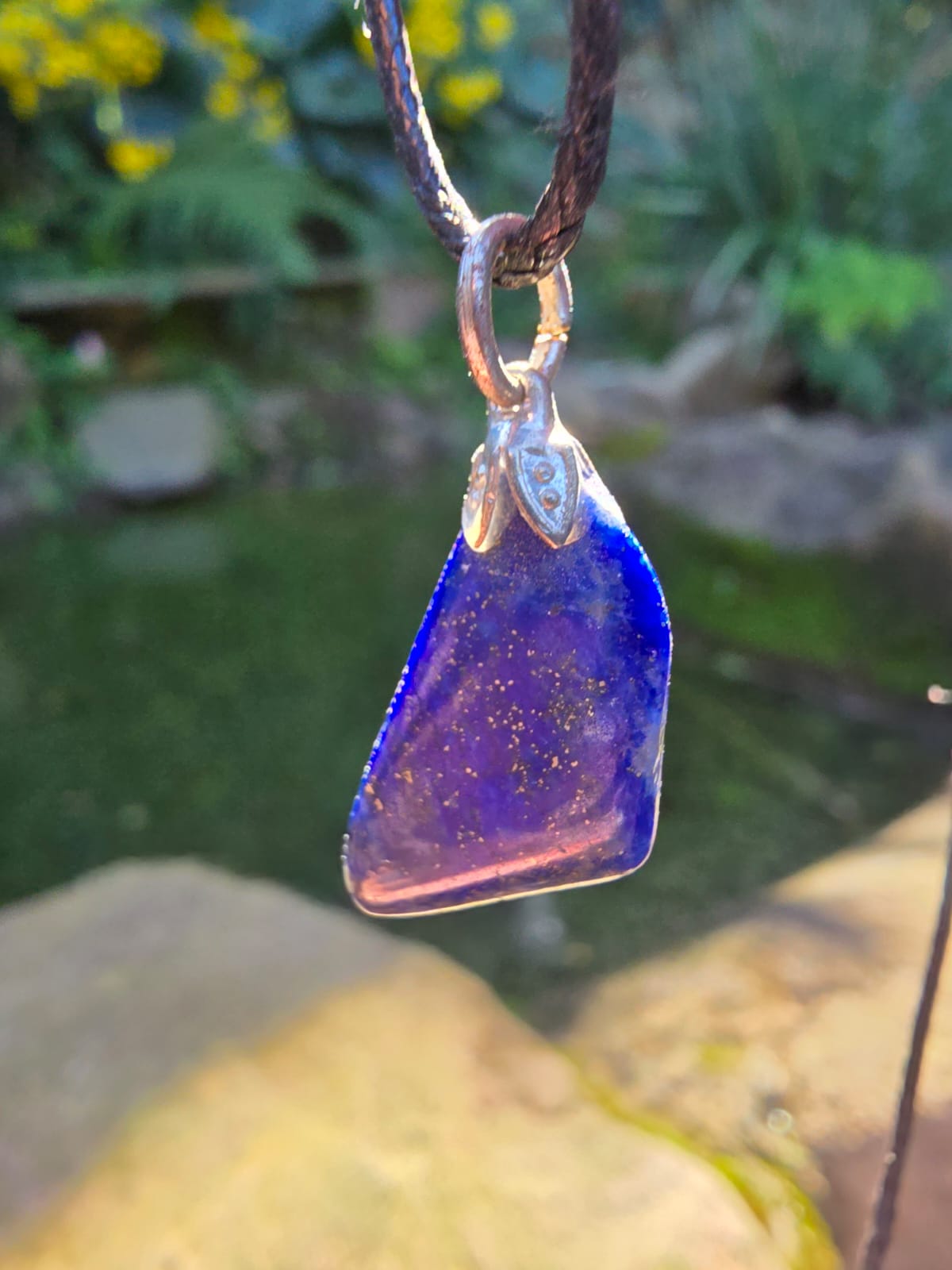 Lapis Lazuli Small Crystal Pendant