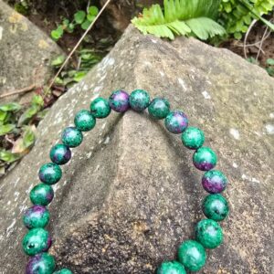 Ruby with Zoisite Tumbled Bracelet