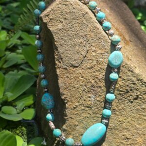 Turquoise Necklace with Magnetic Clasp